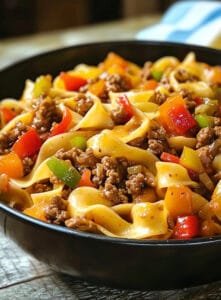 Slow Cooker Italian Drunken Noodle Recipe