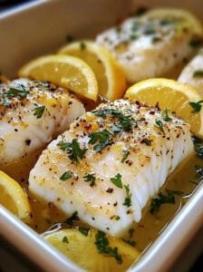 Slow Cooker Lemon Butter Cod Recipe