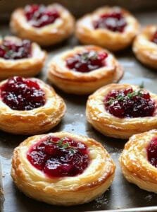 3-Ingredient Cranberry Brie Bites Recipe