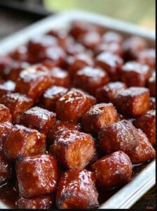 Low Carb Baked Hot Dog Burnt Ends Recipe