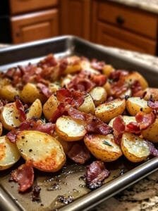 Crispy Potato and Bacon Sheet Pan Recipe