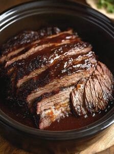 Slow Cooker BBQ Beef Brisket Recipe