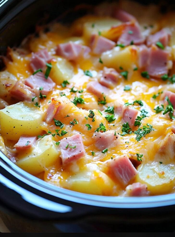 Slow Cooker Ham and Potato Au Gratin Recipe – Choose a recipe
