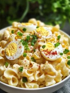 Deviled Egg Pasta Salad