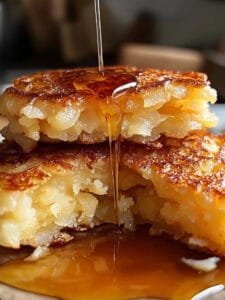 Honey Butter Potato Pancakes Stuffed with Cheese