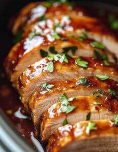 Slow Cooker Sriracha Lime Turkey Tenderloin