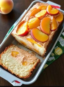 Peaches & Cream Cheese Loaf