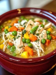 Slow Cooker Chicken Pot Pie Soup