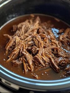 Slow Cooker 4-Ingredient Honey Garlic Beef