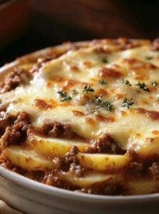Ground Beef and Potato Bake