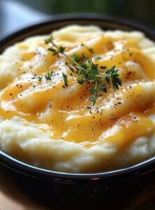 Slow Cooker Creamy Garlic Mashed Potato Casserole