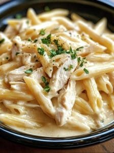 Slow Cooker Creamy Ranch Chicken Pasta