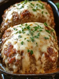 Garlic Parmesan Chicken Meatloaf