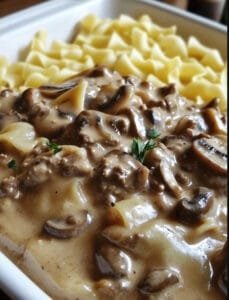 Beef Stroganoff Casserole