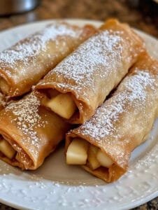 Apple Pie Egg Rolls Recipe