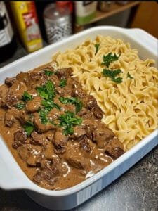 Beef Stroganoff Casserole Recipe