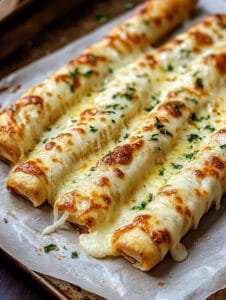 Cheesy Garlic Breadsticks Recipe
