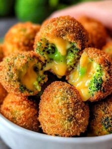 Baked Broccoli Cheese Balls Recipe