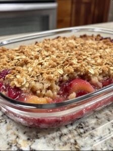 Easy Rhubarb Crisp Recipe