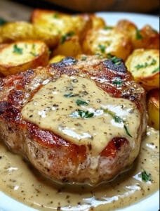 Pork Chops with Scalloped Potatoes Recipe