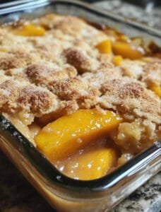 Old Time Oven Peach Cobbler Recipe