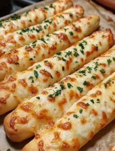 Cheesy Garlic Breadsticks Recipe