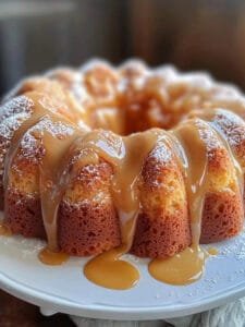 Peach cobbler POUNDCAKE