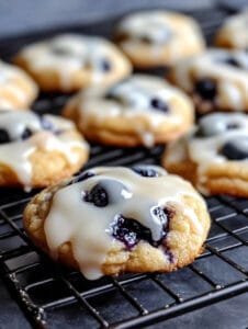 Blueberry Muffin Cookies with Streusel Topping