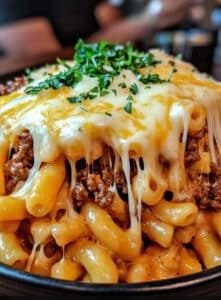 Cheesy Sloppy Cheeseburger Pasta