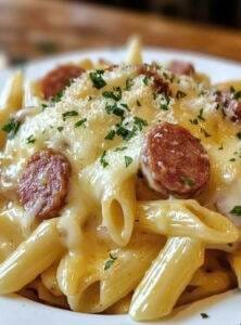 Cheesy Ranch Potatoes with Smoked Sausage