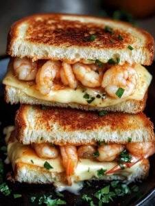 Shrimp and Cheese Grilled Sandwich Recipe