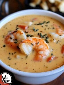 Creamy Crab and Shrimp Seafood Bisque Recipe