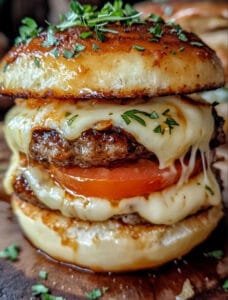 Mini Pizza Burgers Recipe