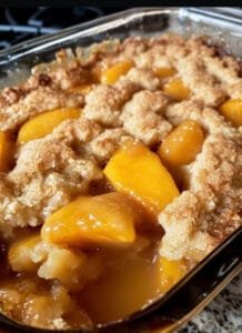 Old Time Oven Peach Cobbler Recipe
