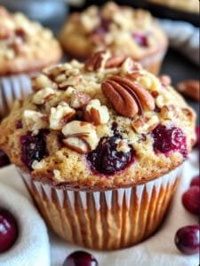 Cranberry, Orange, and Pecan Muffins