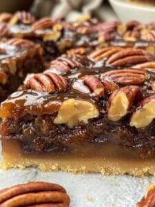 Brownie Pecan Pie Ooey Gooey Butter Cake