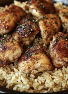 Oven Baked Chicken and Rice
