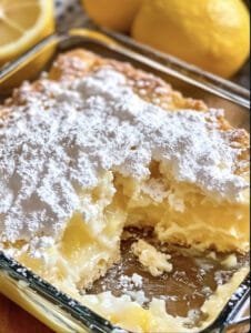 4-Ingredient Lemon Cream Cheese Dump Cake