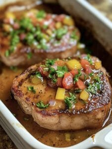 Smothered Baked Pork Chops