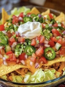 Walking Taco Casserole