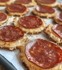 2 ingredient Pizza chips Pringles and Pepperoni