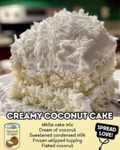 Creamy Coconut Cake