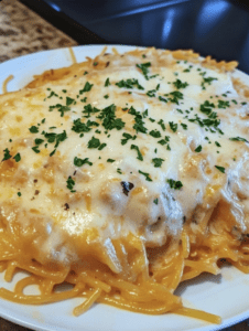 Cream Cheese Chicken Spaghetti