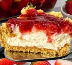 Strawberry Cheesecake Dump Cake