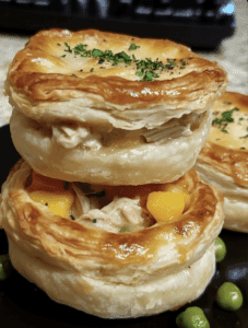 Easy mini chicken pot pies