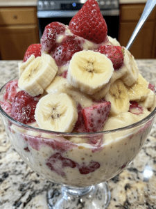 Strawberry Banana Pudding