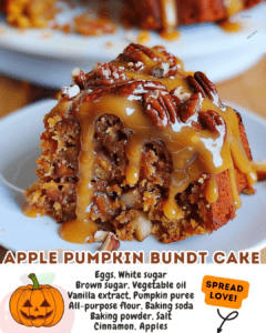 APPLE PUMPKIN BUNDT CAKE