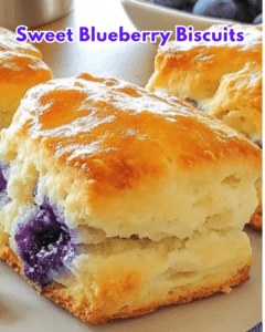 Sweet Blueberry Biscuits