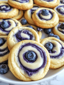 Blueberry Cheesecake Swirl Cookies