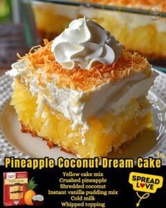 Pineapple Coconut Dream Cake
